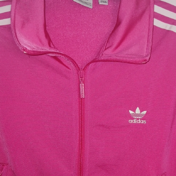 Adidas Women's Vibrant Pink Bomber Jacket - Picture 4 of 8